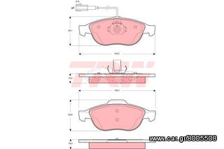 TAKAKIA ΕΜΠΡΟΣΘΙΑ ΑLFA ROMEO 147 SET