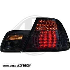 BMW SERIES 3 E46 4D ΦΑΝΑΡΙΑ ΠΙΣΩ  LED BLACK-ΜΑΥΡΑ