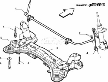 ΕΜΠΡΟΣ ΓΝΗΣΙΑ ΚΑΙΝΟΥΡΓΙΑ ΓΕΦΥΡΑ FIAT - STILO (2001-2003)