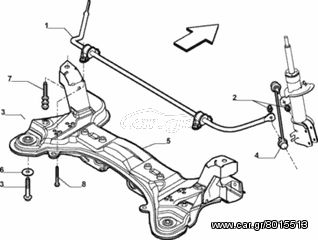 ΕΜΠΡΟΣ ΓΝΗΣΙΑ ΚΑΙΝΟΥΡΓΙΑ ΓΕΦΥΡΑ FIAT - STILO (2001-2003)