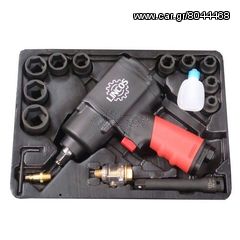 ATW-SC1281TK Αερόκλειδο 1/2 135kg με διπλό σφυρί κομπλέ σε κασετίνα με καρυδάκια LINCOS-thumb-1