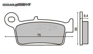 ΤΑΚΑΚΙΑ ΣΕΤ KYMCO KB50/K12/DINK 50, PEUGEOT  RMS ITALY.