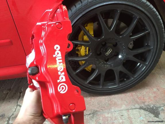  BREMBO- PORSCHE Z18 6pots  LEON CUPRA - AUDI S3 8P Α3 ΤΤ 8J - GOLF 5 -6- 7 GTI - SCIROCCO - OCTAVIA 5 RS