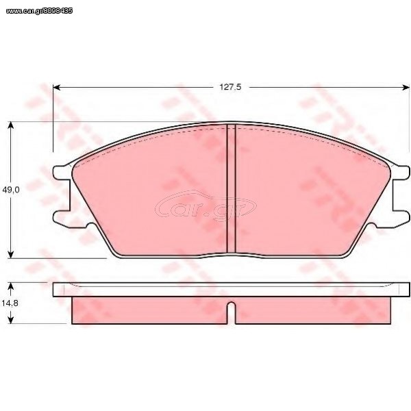 ΤΑΚΑΚΙΑ ΕΜΠΡΟΣ ΣΕΤ HYUNDAI ACCENT / EXCEL 