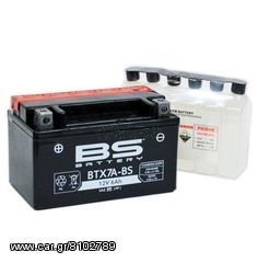 Μπαταρία BS BATTERY κλειστού τύπου YTX7A-BS