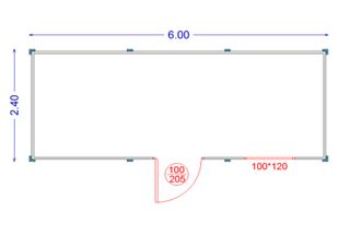 ΚΡΗΤΗ ΟΙΚΙΣΚΟΣ ΠΡΟΚΑΤ 240*600*250 ΚΑΙΝΟΥΡΙΟΣ-thumb-3