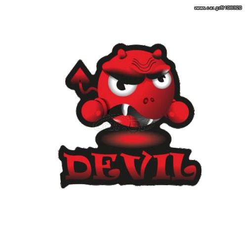 Αυτοκόλλητο Print DEVIL 3M