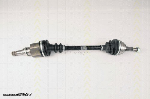ΗΜΙΑΞΩΝΙΟ ΕΜΠΡΟΣΘΙΟ ΑΡΙΣΤΕΡΟ RENAULT MEGANE 2002-