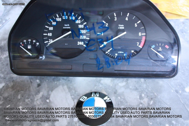 BMW E 34 MOTOMETER 518i 83▌