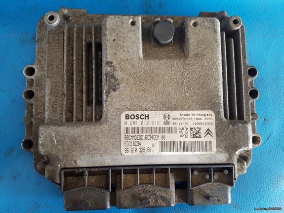 Citroen Peugeot 1 6 HDI EDC16C34 0281012619 