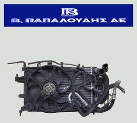 σετ ψυγείο νερού & A/C με βεντιλατέρ  OPEL CORSA C 2000-2006, OPEL COMBO 2000-2012 & OPEL TIGRA 2004-2009