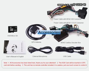 MERCEDES C W203 - ΕΡΓΟΣΤΑΣΙΑΚΗ ΟΘΟΝΗ GPS-DVD-MP3-BLUETOOTH WINCE-thumb-5