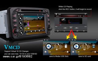 MERCEDES C W203 - ΕΡΓΟΣΤΑΣΙΑΚΗ ΟΘΟΝΗ GPS-DVD-MP3-BLUETOOTH ANDROID 5.1!!-thumb-3