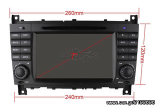 MERCEDES CLK W209 - ΕΡΓΟΣΤΑΣΙΑΚΗ ΟΘΟΝΗ GPS-DVD-MP3 ANDROID 5.1!!-thumb-6