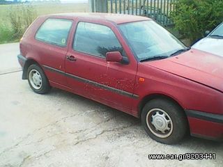 VW GOLF3 (ΤΡΙΠΟΡΤΟ) ΟΛΟΚΛΗΡΟ ΑΥΤΟΚΙΝΗΤΟ ΓΙΑ ΑΝΤΑΛΛΑΚΤΙΚΑ '91-'97 ΜΟΝΤΕΛΟ