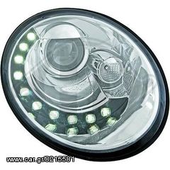 VW New Beetle ΦΑΝΑΡΙΑ DAYLIGHT CHROME-ΧΡΩΜΙΟ