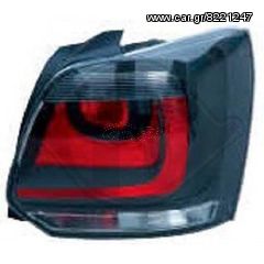 VW POLO 6R LED ΦΑΝΑΡΙΑ ΠΙΣΩ BLACK-RED(ΜΑΥΡΑ-KOKKINA)