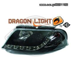 VW Passat Type-3BG DAYLIGHT ΦΑΝΑΡΙΑ ΜΠΡΟΣΤΑ BLACK-ΜΑΥΡΑ