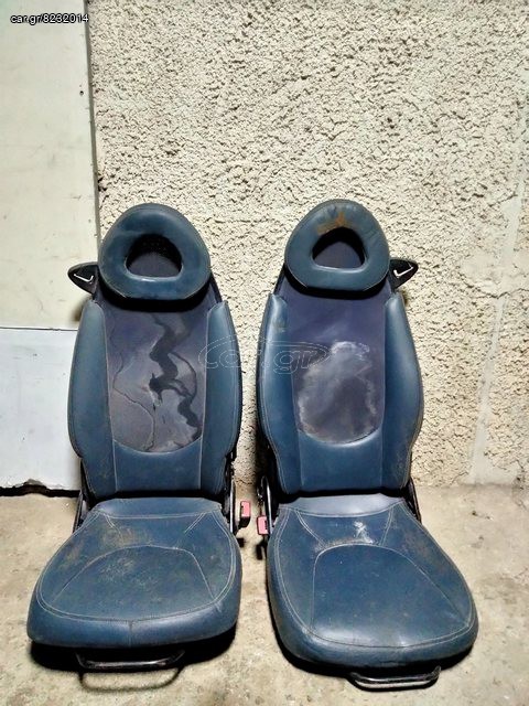 SMART FOR TWO W450 (1998-2007) ΚΑΘΙΣΜΑΤΑ ΖΕΥΓΑΡΙ ΕΜΠΡΟΣ ΔΕΡΜΑΤΙΝΑ (ΓΝΗΣΙΑ)