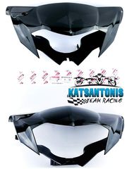 Μασκα φανου γνησια μαυρη Α μερος Yamaha Crypton x 135 ...by katsantonis team racing 