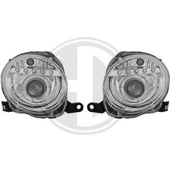 FIAT 500 ΦΑΝΑΡΙΑ ΜΠΡΟΣΤΑ ANGEL EYES CHROME-ΧΡΩΜΙΟ