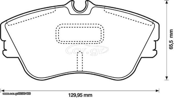 Τακάκια φρ εμπρόσθια (ΚΑΙΝΟΥΡΓΙΟ). VW . T4 1997>.  PAGID  T 5140