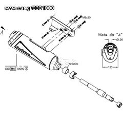 Εξάτμιση Τελικό Leovince GranTurismo Peugeot Satelis 125 2006-2013 - CityStar 125 2011-2013