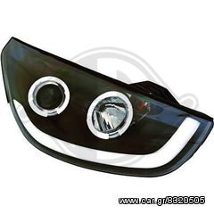 HYUNDAI IX35 ΦΑΝΑΡΙΑ ΕΜΠΡΟΣ DAYLIGHT BLACK-ΜΑΥΡΑ