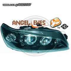 PEUGEOT 306 ΦΑΝΑΡΙΑ ΕΜΠΡΟΣ ANGEL EYES BLACK-ΜΑΥΡΑ