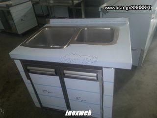 INOXWEB 2027- Λαντζα κλειστη με φτερο 110χ70χ87