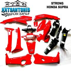 Κουστουμι honda supra πολυ καλης ποιοτητας STRONG κοκκινο εντονο ...by katsantonis team racing 