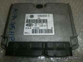 VW POLO LUPO 1400 16V AUA Magneti Marelli 036906034D, 036 906 034 D, 61600.437.09, IAW4LV.L  ΕΓΚΕΦΑΛΟΣ ΜΗΧΑΝΗΣ