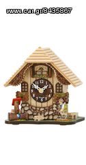 Table Cuckoo Clock Kuckulino Quartz-movement Chalet-Style 13cm TU 085 Q NEW
