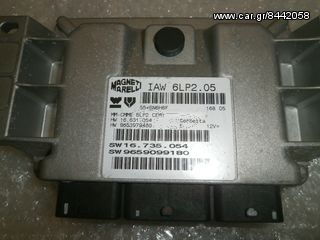 PEUGEOT 307 1400 16V PEUGEOT 9653979480   9659099180  16735054 IAW 6LP2.05, HW 16.631.054 ΕΓΚΕΦΑΛΟΣ ΜΗΧΑΝΗ