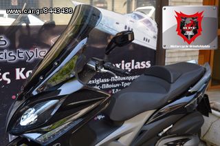 Ζελατίνα-Ανεμοθώρακας-Παρμπρίζ  για Kymco Xciting 400i XL Size-thumb-3