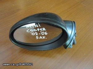 Mini Cooper 2002-2006 ηλεκτρικός καθρέπτης αριστερός άβαφος (5 ακίδες)