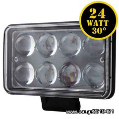 Προβολέας LED 24Watt 8-30V Σπότ 2 Σκάλες