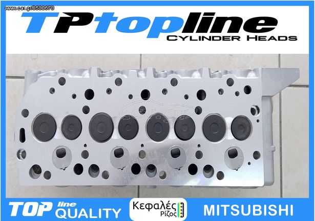 TOPLINE ΚΕΦΑΛΗ MITSUBISHI 4D56 ΜΕΣΑ ΒΑΛΒΙΔΕΣ COMPLETE