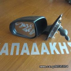 Suzuki Alto 2008-2016 καθρέπτης αριστερός μηχανικός ασημοκαφέ