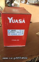 Kymco yuasa γνησια μπαταρια ytx20l-bs new