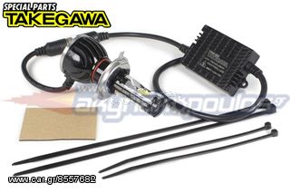 ΚΙΤ ΛΑΜΠΑΣ LED 12V TAKEGAWA UNIVERSAL ΤΥΠΟΥ H4 ΓΙΑ HONDA MONKEY, C50C , GLX, MSX-125 , CBR-125
