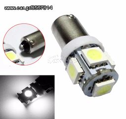 BA9S T4W W6 5050 5 SMD 20 SMD LED  12V