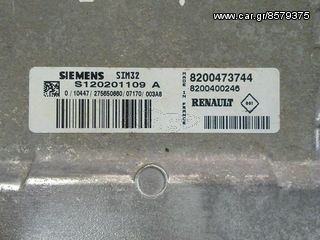 ΕΓΚΕΦΑΛΟΣ RENAULT clio 1.2 16v siemens sim32 s120201109a 8200473744-thumb-1