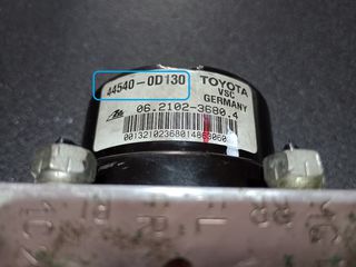 ABS, TOYOTA YARIS, 44540-0D130, 445400D130, 06210236804, 06.2102-3680.4, 89541-0D330, 895410D330, 06210975153, 06.2109-7515.3, ΜΟΝΑΔΑ ΕΛΕΓΧΟΥ ΦΡΕΝΟΥ