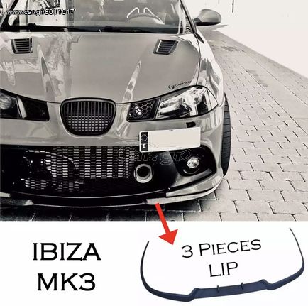 CUPRA LIP SPOILER seat,audi,vw scirocco,skoda,bmw,mazda,peugeot,citroen,opel,toyota,honda,nissan,renault,z350