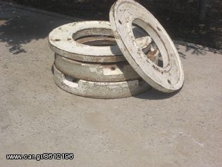 ΑΝΤΙΒΑΡΑ για FORD 2000-2600-3000-4100, για DEUTZ 4006-4506-5006-5506 στρογγιλα για πισω τροχους-thumb-1