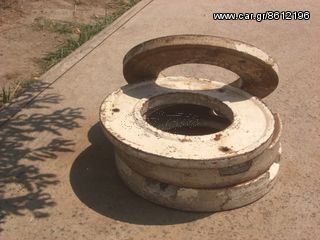 ΑΝΤΙΒΑΡΑ για FORD 2000-2600-3000-4100, για DEUTZ 4006-4506-5006-5506 στρογγιλα για πισω τροχους-thumb-3