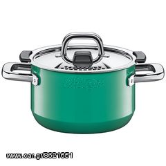 Silit Χύτρα με καπάκι 16cm Ocean Green 21.0229.0261 (ΕΩΣ 6 ΑΤΟΚΕΣ ή 60 ΔΟΣΕΙΣ)