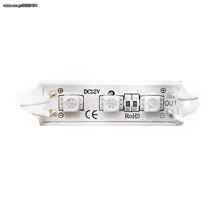 LED Modules 3 SMD 5050 Για Επιγραφές Aδιάβροχο Κόκκινο 00058 (ΕΩΣ 6 ΑΤΟΚΕΣ ή 60 ΔΟΣΕΙΣ)