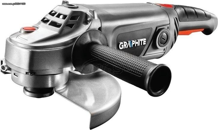 ΓΩΝΙΑΚΟΣ ΤΡΟΧΟΣ GRAPHITE 2400W 59G206 - 592064 + Δώρο Πριόνι NAKAYAMA 270ΜΜ (011996) (ΕΩΣ 6 ΑΤΟΚΕΣ Η 60 ΔΟΣΕΙΣ)